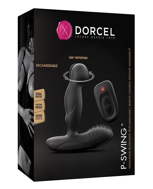 Dorcel P-swing Twisting Prostate Massager - Black Dorcel