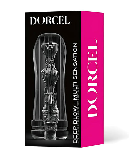 Dorcel Deep Blow Multi Sensation Sleeve - Clear Dorcel