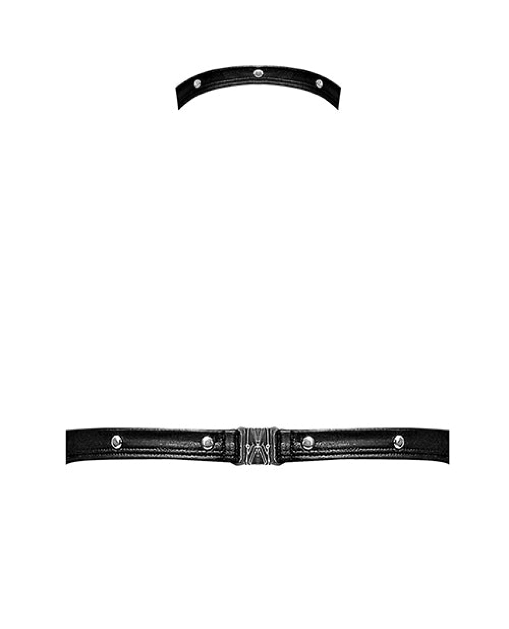 Lust Seducer Strappy Cupless & Crotchless G-string Teddy Black Comme Ci Comme Ca