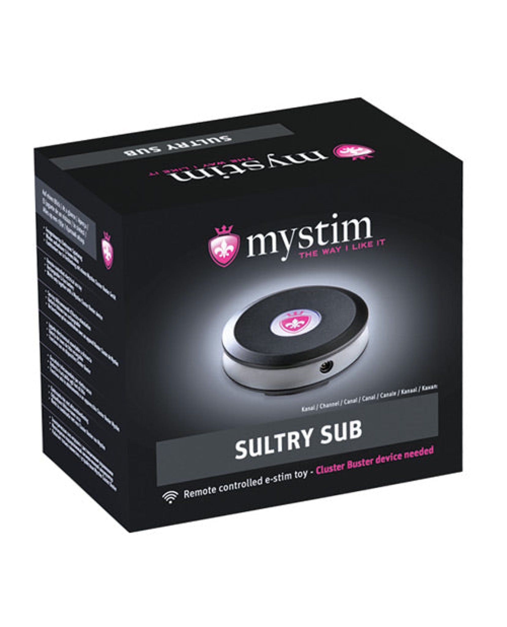 Mystim Sultry Subs Receiver Channel 2 - Black Mystim