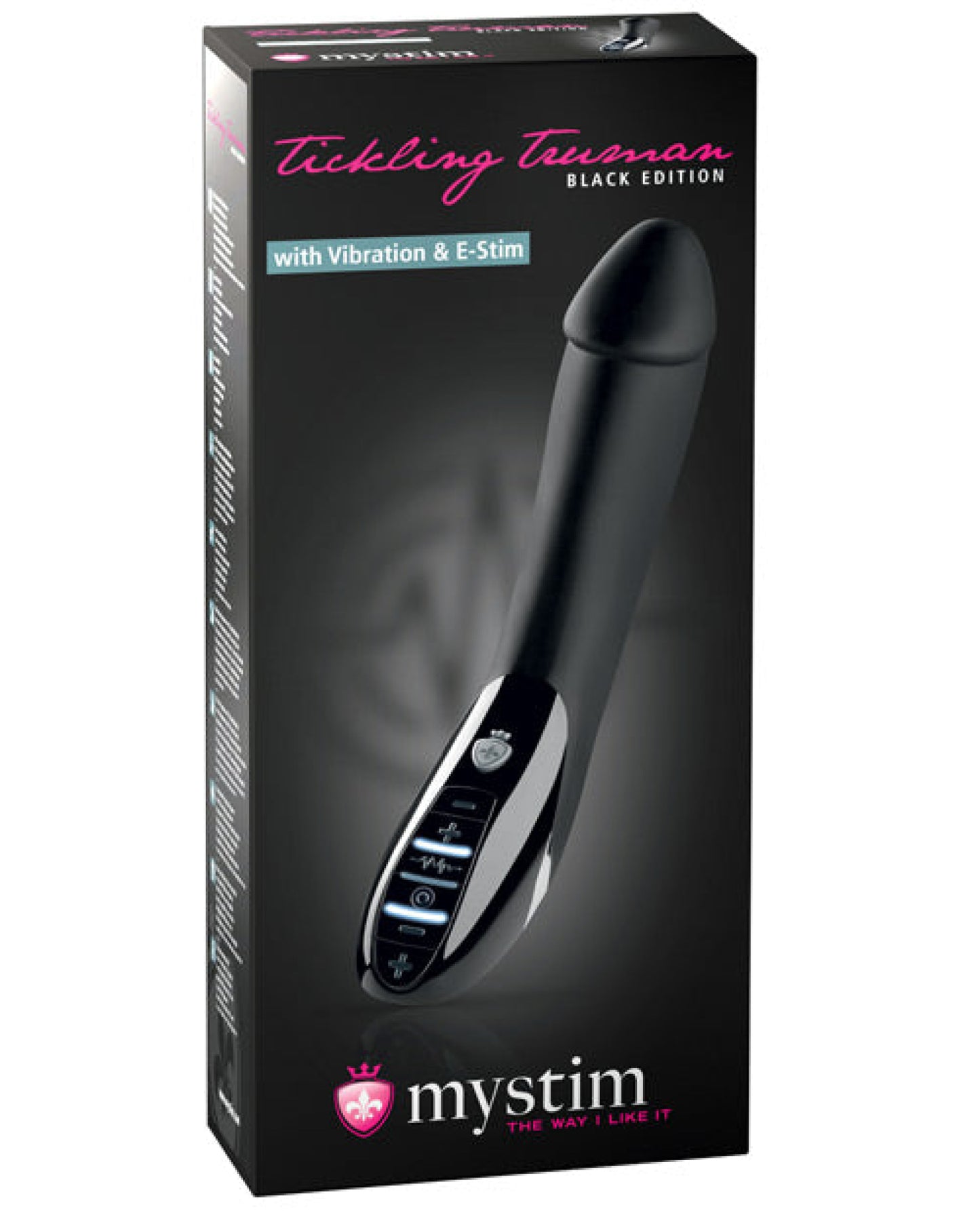Mystim Tickling Truman Estim Vibrator Black Edition - Black Mystim