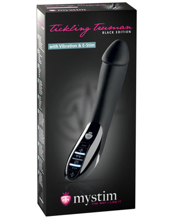 Mystim Tickling Truman Estim Vibrator Black Edition - Black Mystim