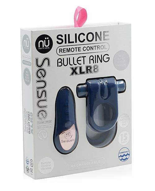 Sensuelle Silicone Remote Control Xlr8 Turbo Boost Cock Ring Sensuelle