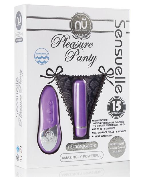 Sensuelle Pleasure Panty Bullet W/remote Control Sensuelle