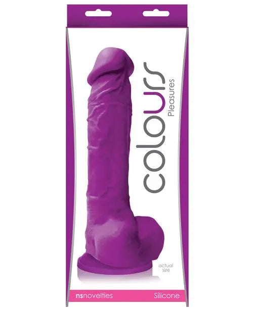 "Colours Pleasures 8"" Dildo W/suction Cup" Colours