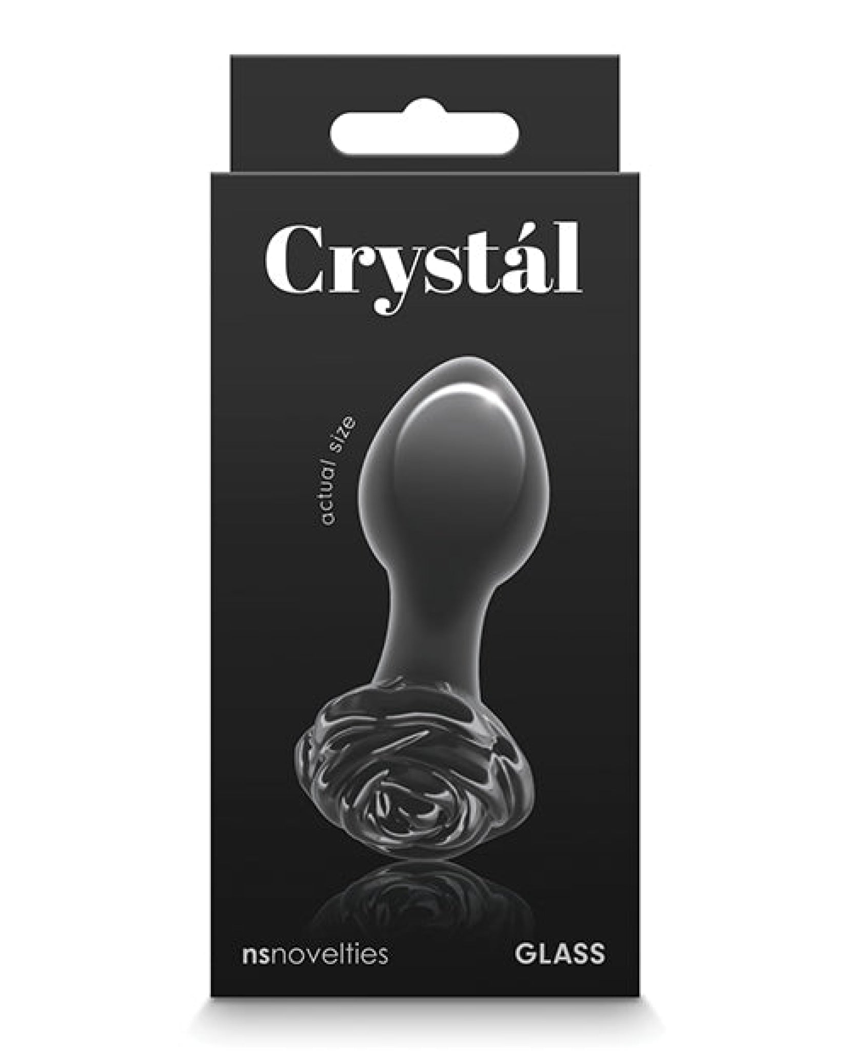 Crystal Rose Butt Plug Crystal