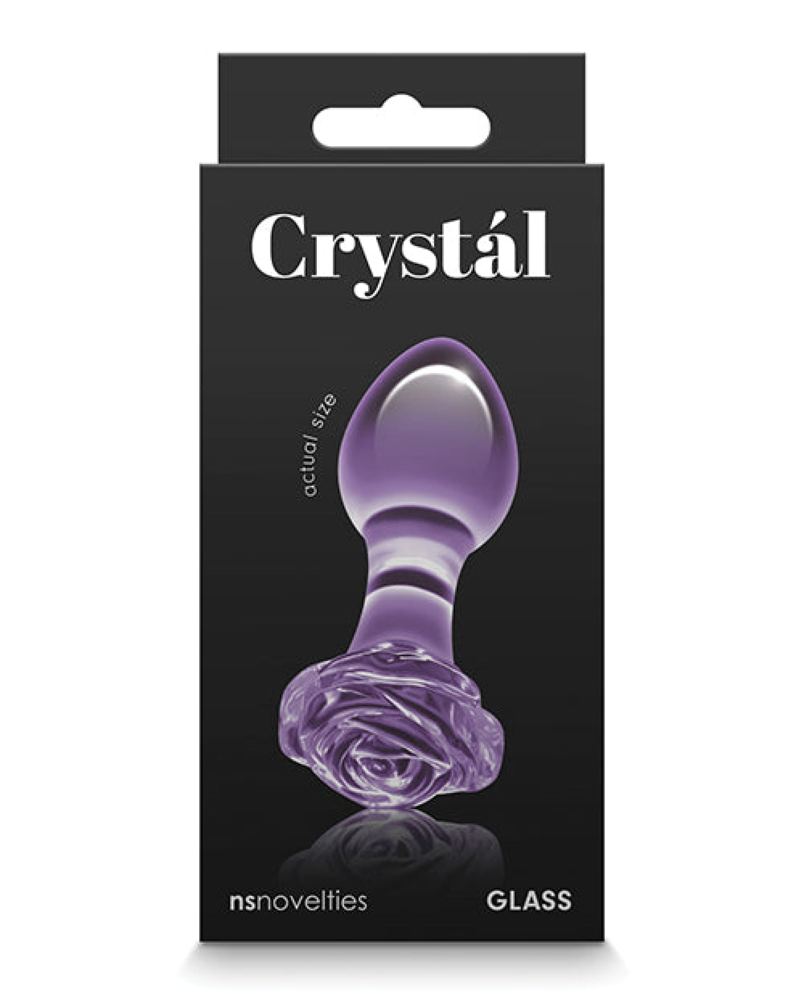 Crystal Rose Butt Plug Crystal
