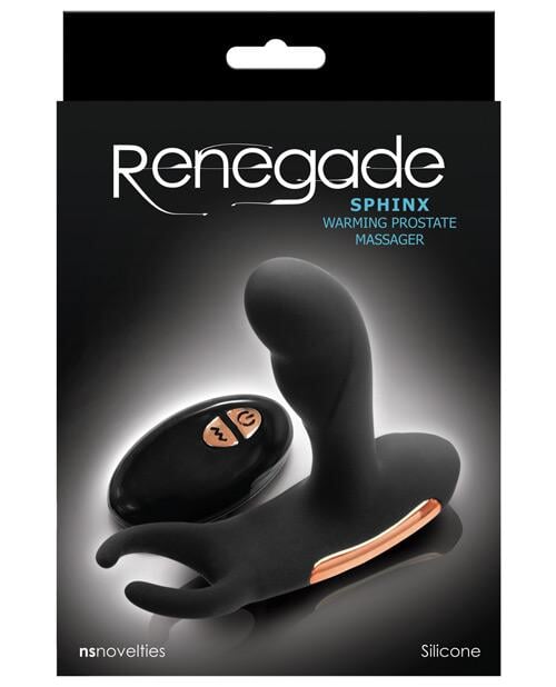 Renegade Sphinx Warming Prostate Massager - Black Renegade