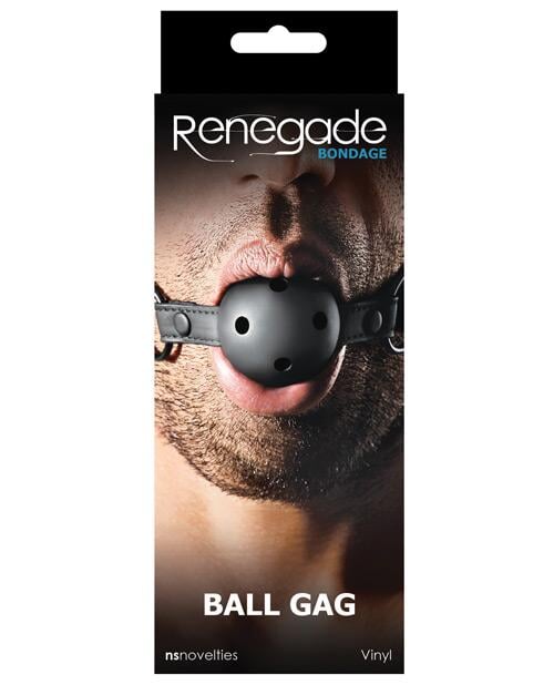 Renegade Bondage Ball Gag - Black Renegade
