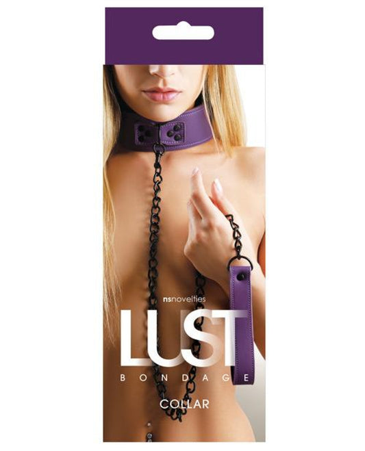 Lust Bondage Collar - Purple Lust 500