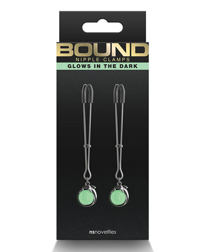 Bound Nipple Clamps - Gunmetal Bound