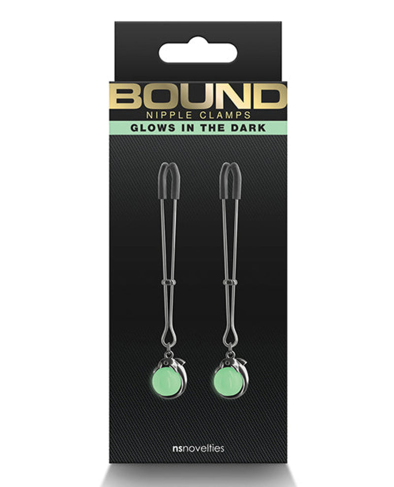 Bound Nipple Clamps - Gunmetal Bound