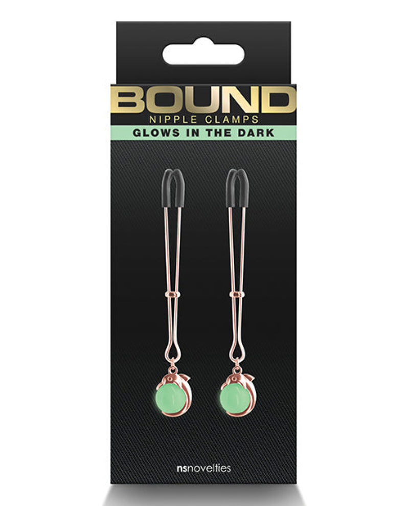 Bound Nipple Clamps - Rose Gold Bound