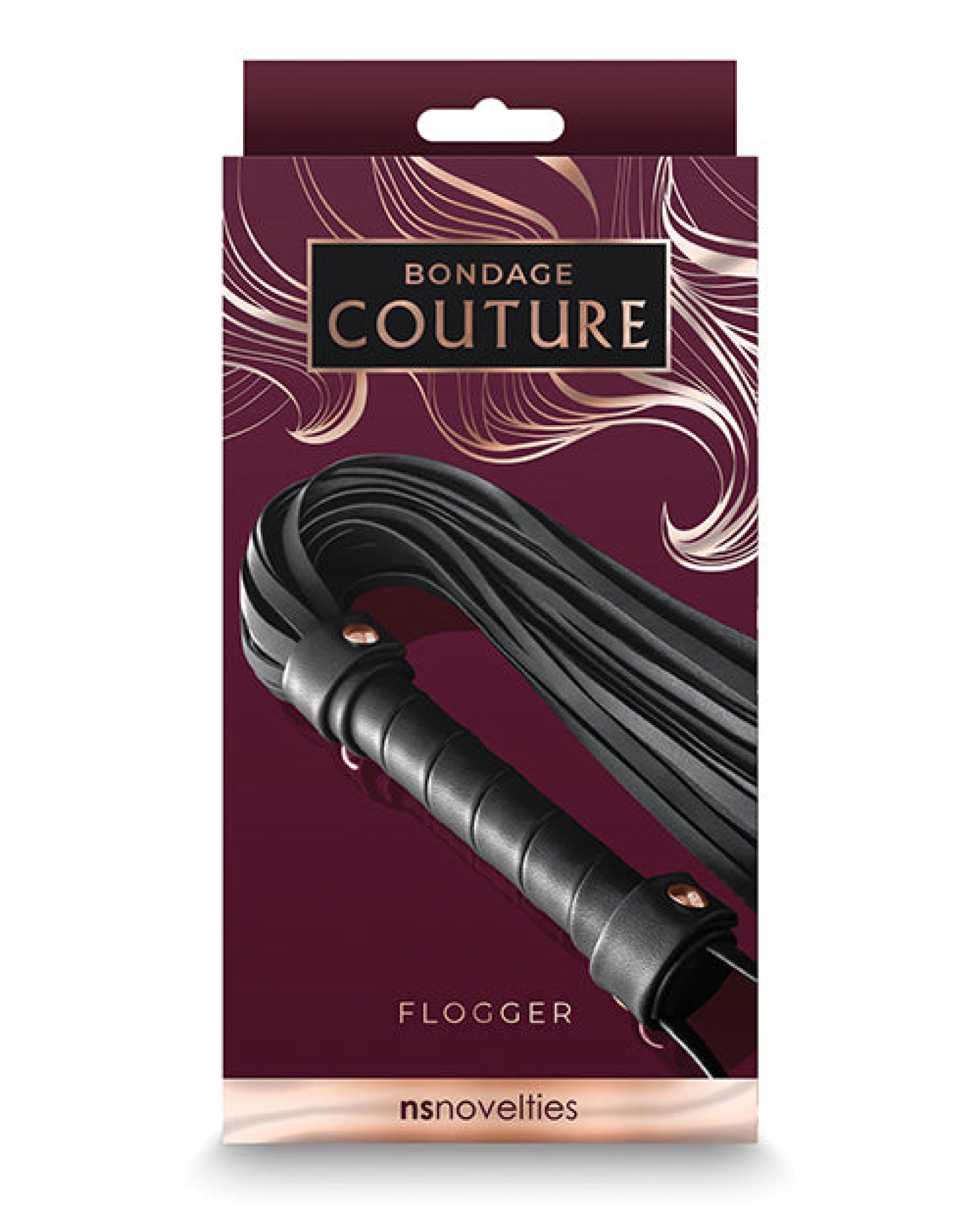 Bondage Couture Flogger - Black Bondage Couture