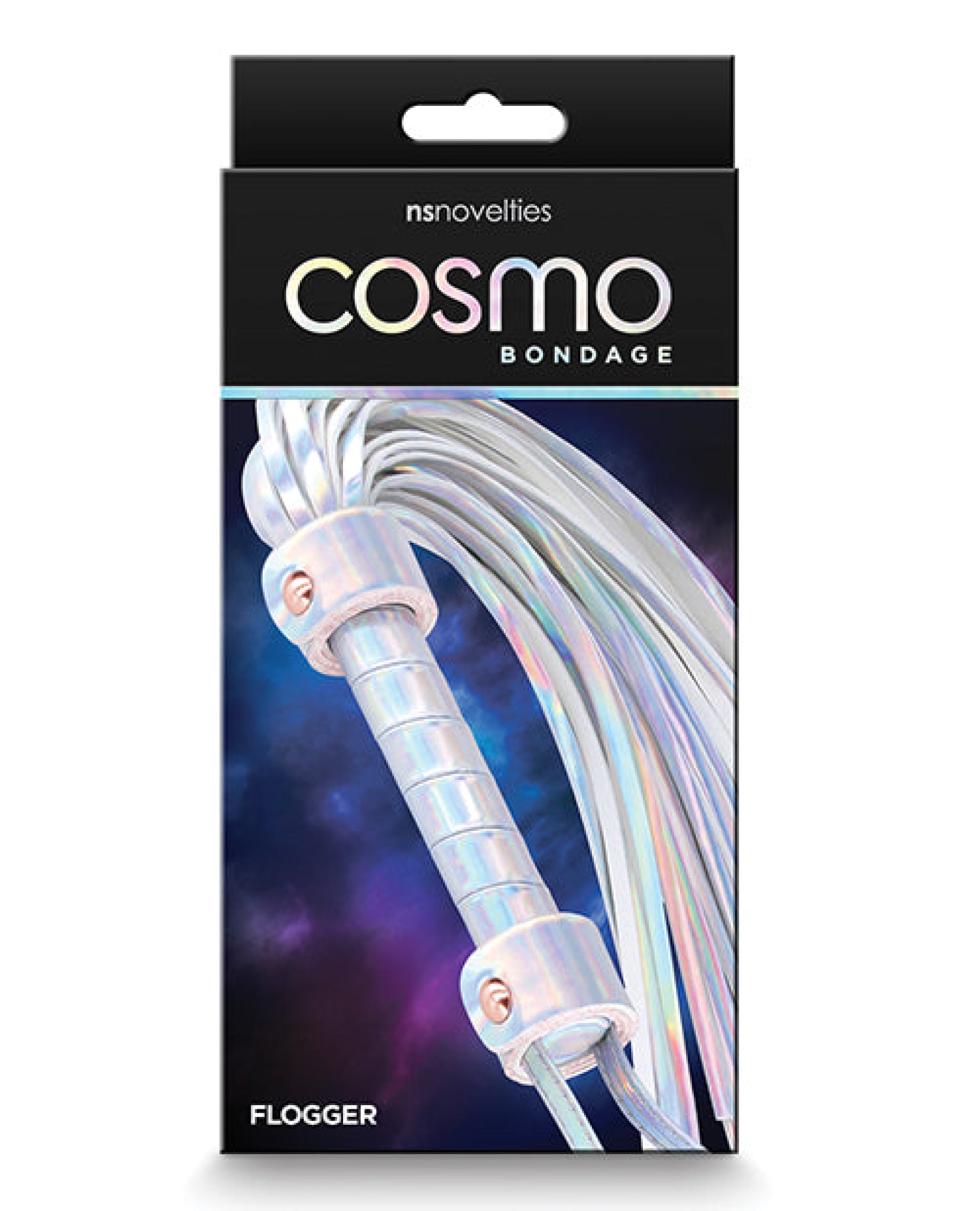 Cosmo Bondage Flogger - Rainbow Cosmo