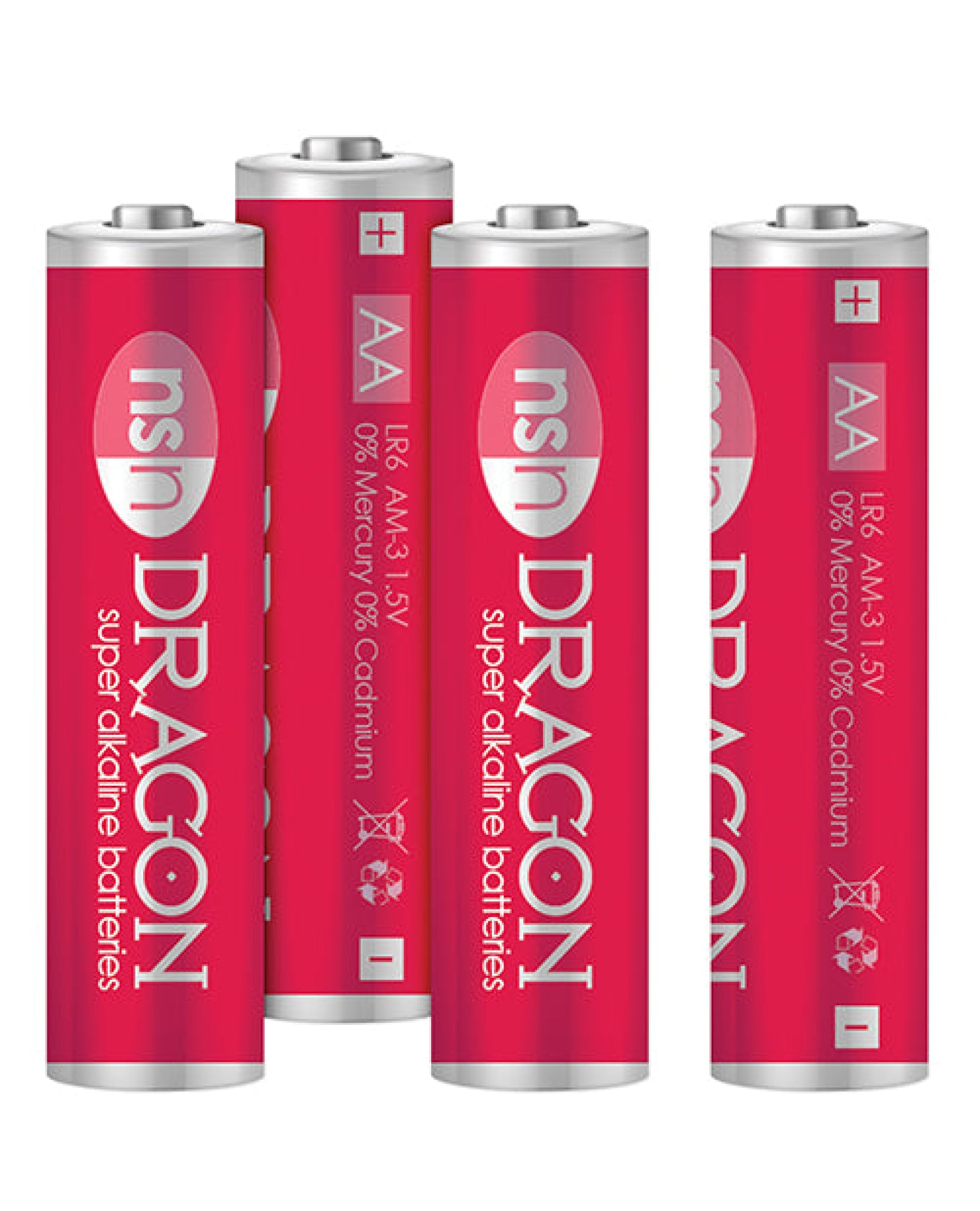 Dragon Alkaline Batteries - Aa Pack Of 4 Dragon Alkaline Batteries