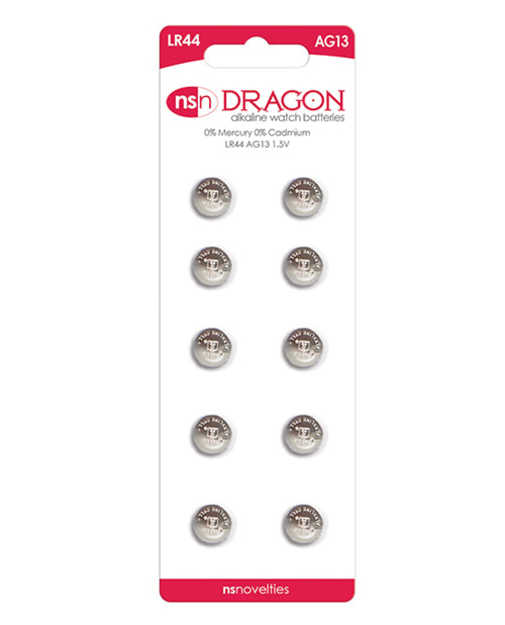 Dragon Alkaline Batteries - Ag13-lr44 Pack Of 10 Dragon Alkaline Batteries