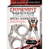 Dominant Submissive Metal Handcuffs - Metal Nasstoys