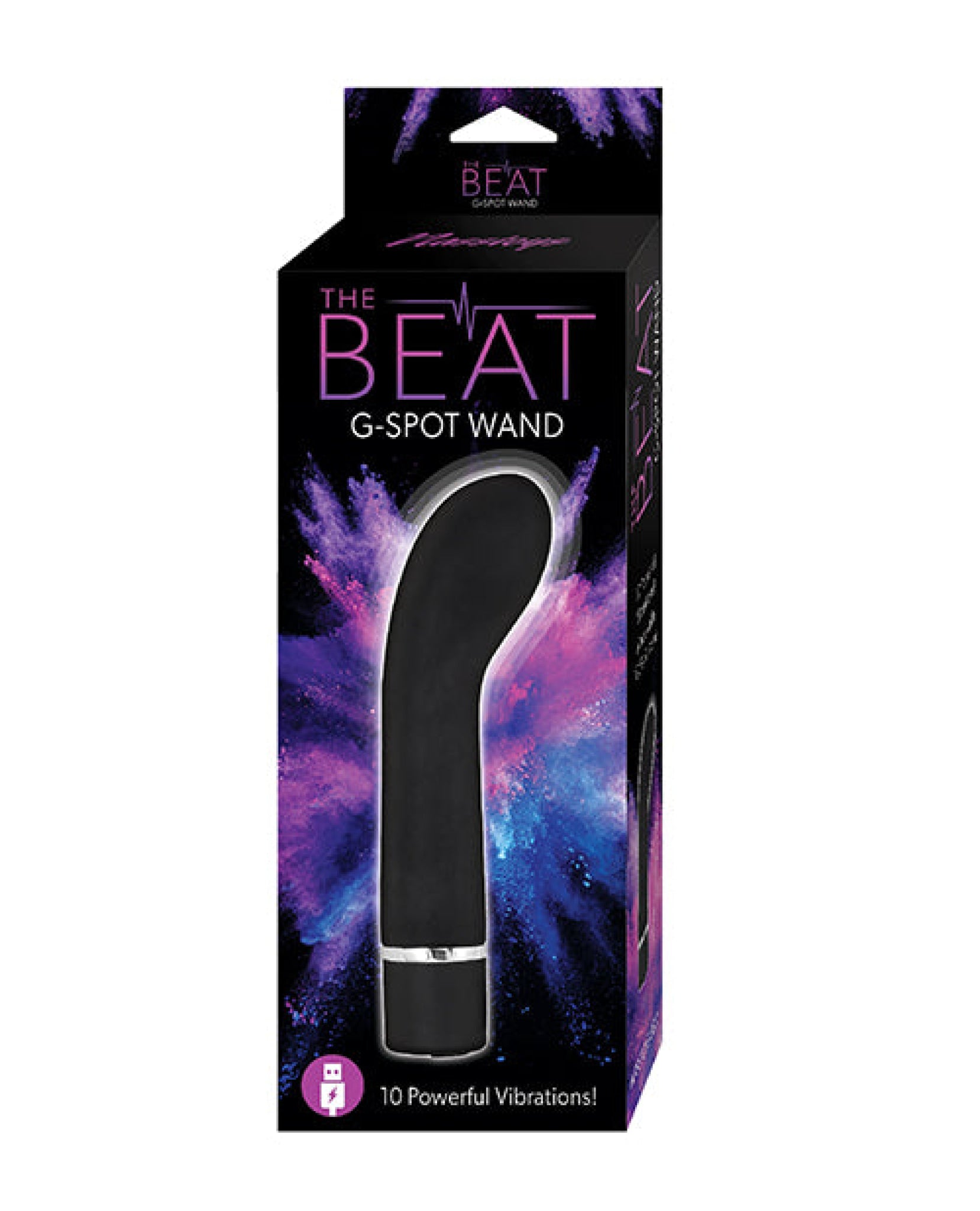 The Beat G-spot Wand - Black Nasstoys