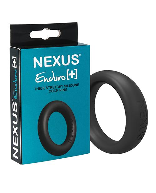 Nexus Enduro Plus Silicone Cock Ring - Black Nexus