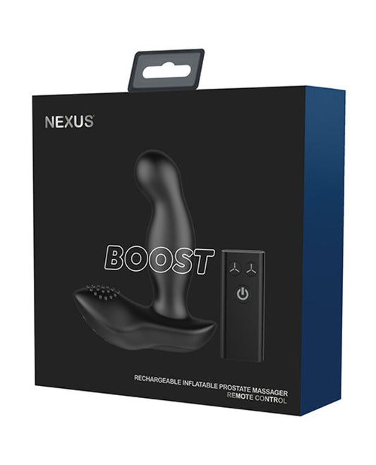 Nexus Boost Prostate Massager W-inflatable Tip - Black Nexus 500