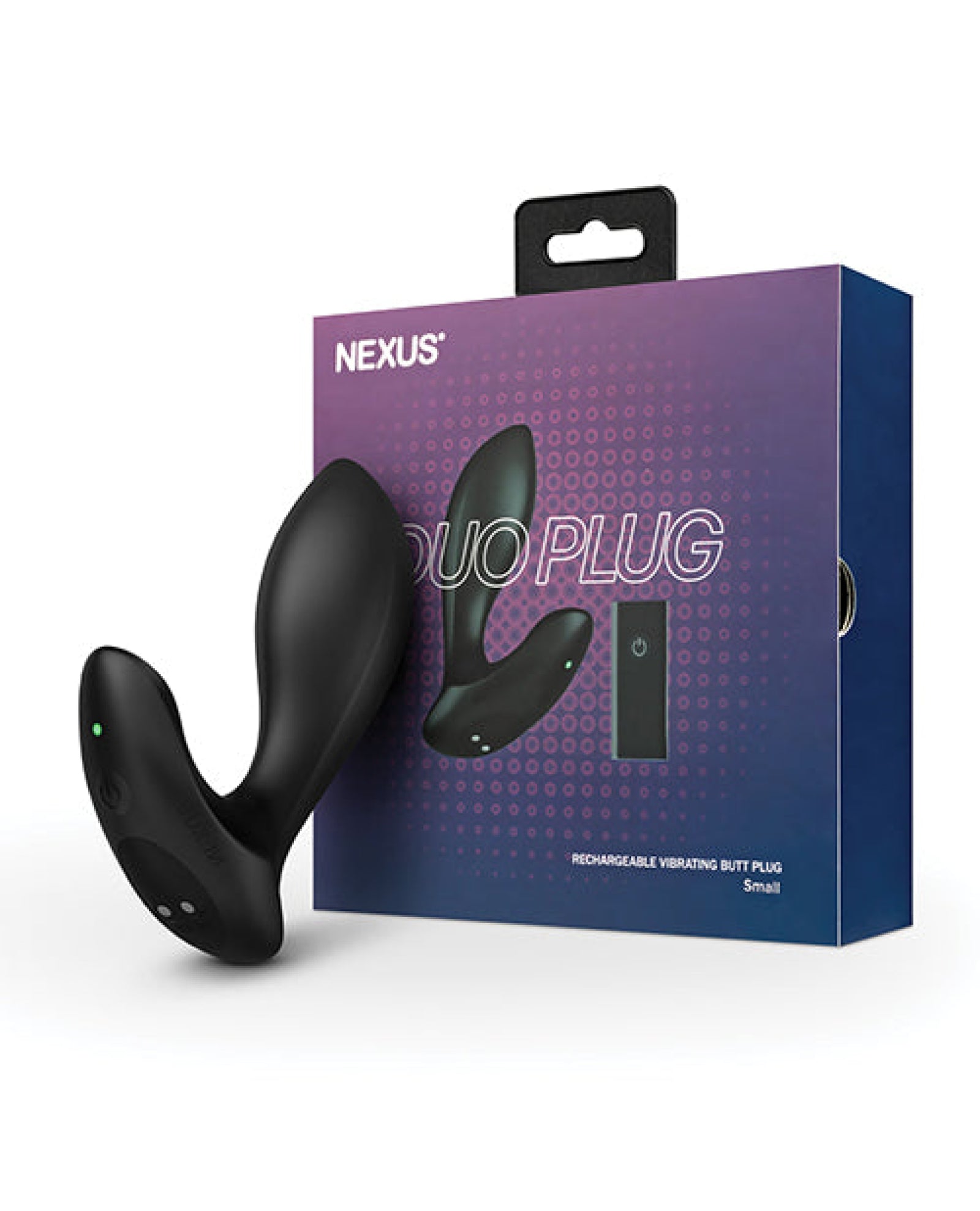 Nexus Duo Vibrating Butt Plug - Black Nexus