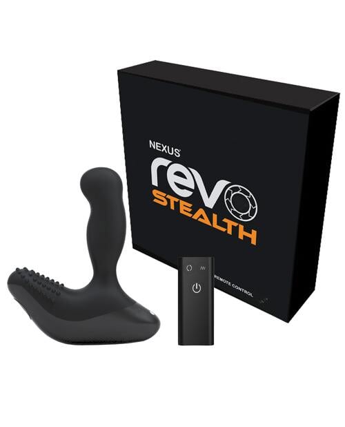 Nexus Revo Stealth Remote Control Rotating Prostate Massager - Black Nexus Revo