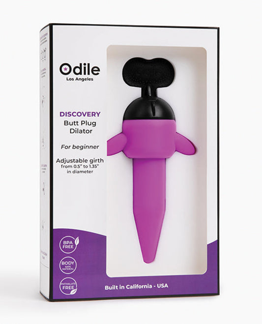 Odile Discovery Tapered Butt Plug Dilator - Purple Odile 1657