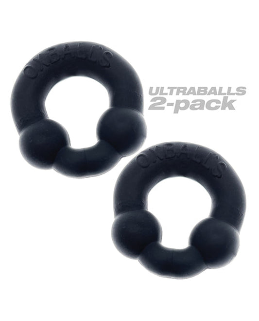 Oxballs Ultraballs Cockring Special Edition - Night Pack Of 2 Blue Ox Designs LLCDba Oxballs 1657