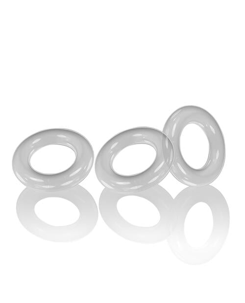 Oxballs Willy Rings - Clear Pack Of 3 Blue Ox Designs LLCDba Oxballs