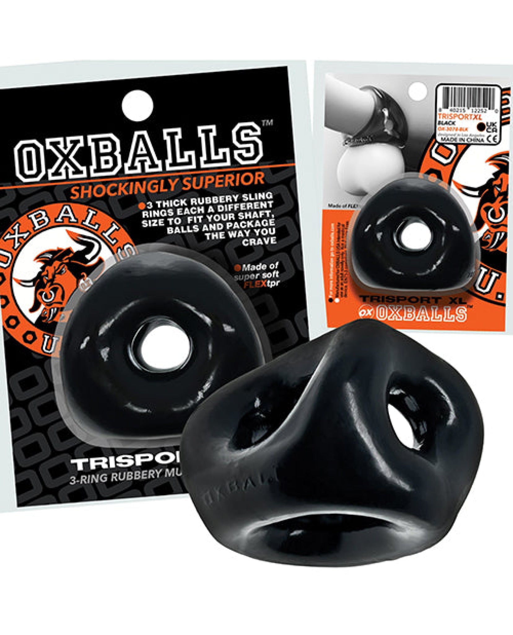 Oxballs Tri Sport Xl 3 Ring Sling Blue Ox Designs LLCDba Oxballs