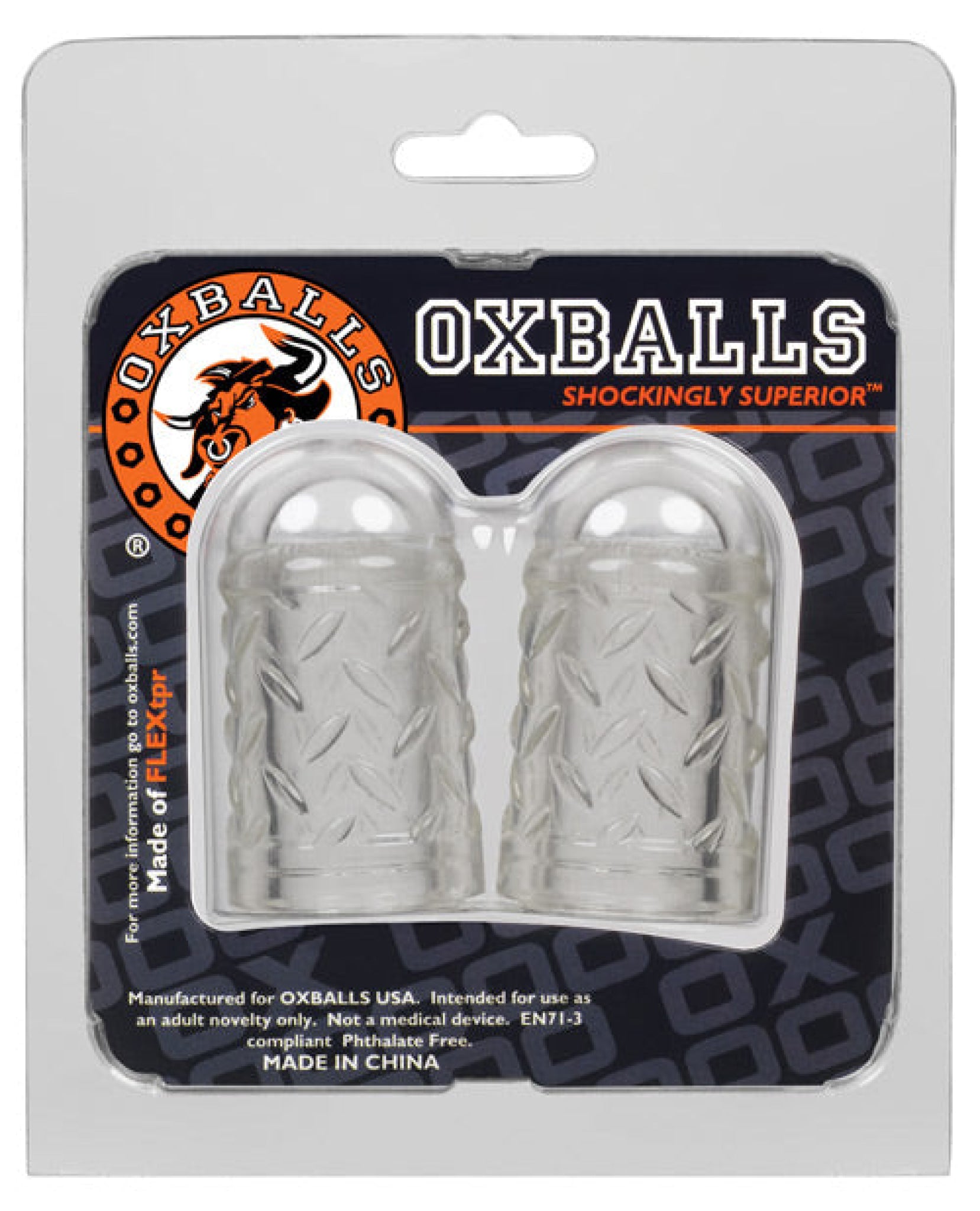 Oxballs Gripper Nipple Suckers - Clear Hunky Junk