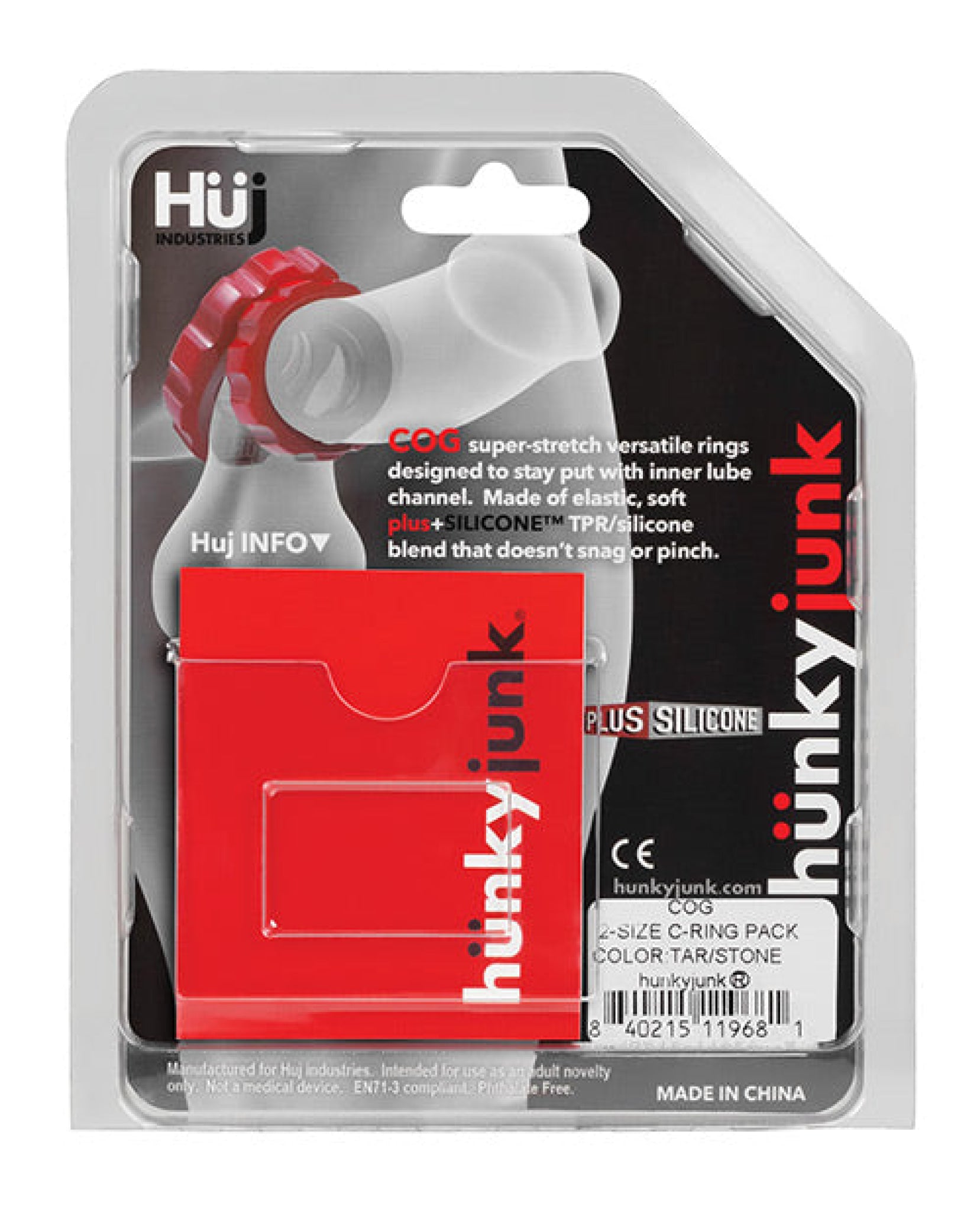 Hunky Junk Cog Ring 2 Size Double Pack - Pack Of 2 Hunky Junk