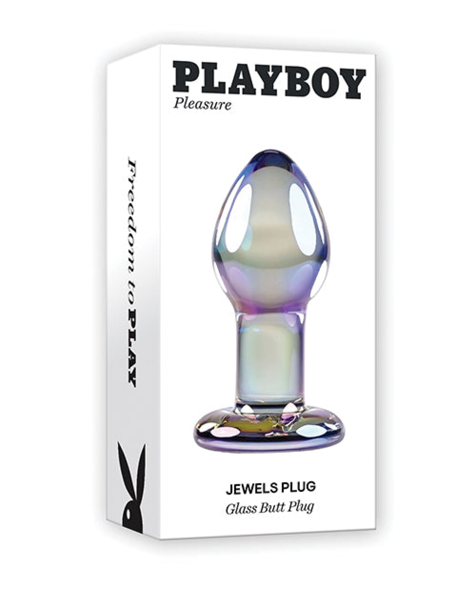 Play Boy Pleasure Jewels Butt Plug - Clear Playboy