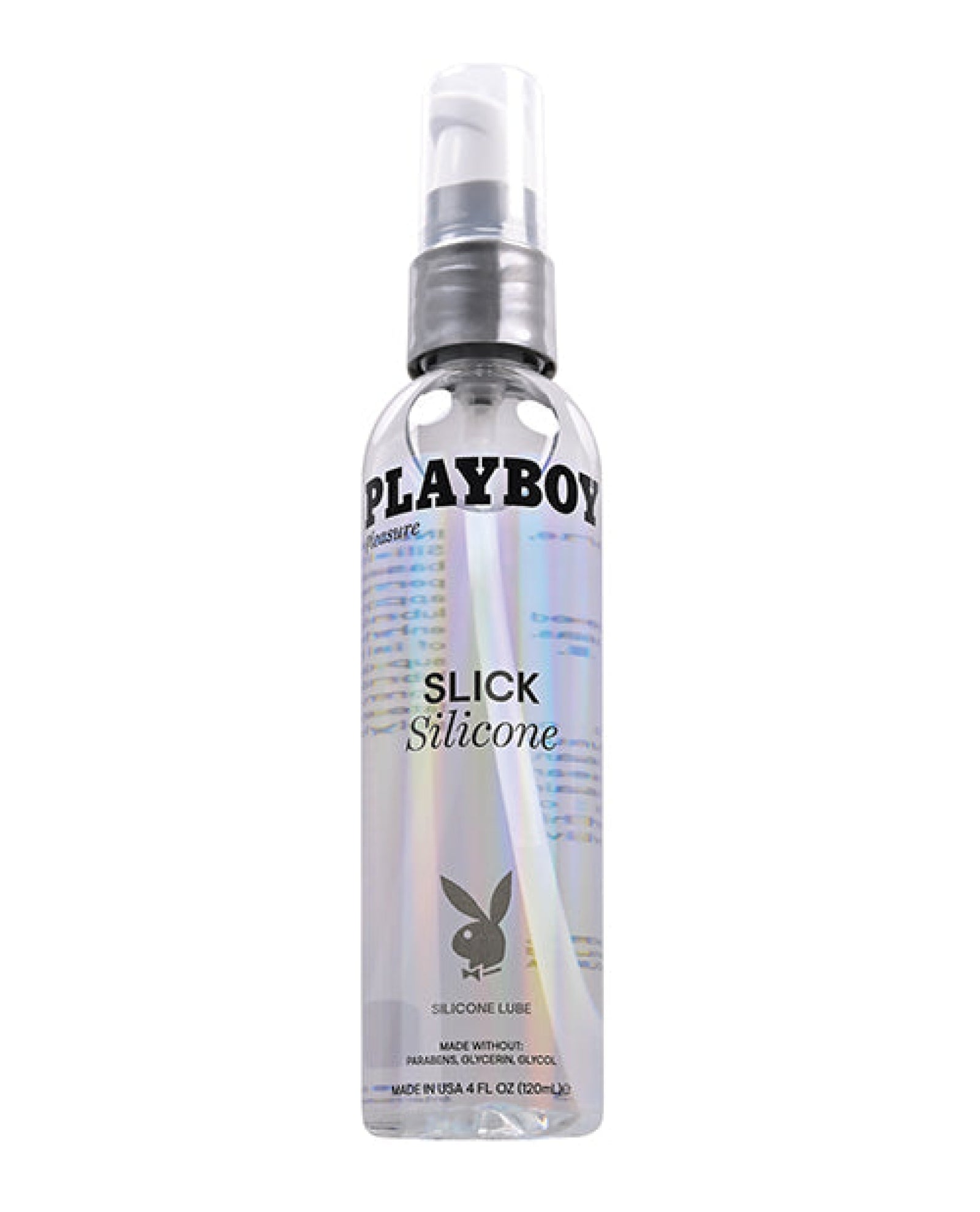 Playboy Pleasure Slick Silicone Lubricant - 4 Oz Playboy