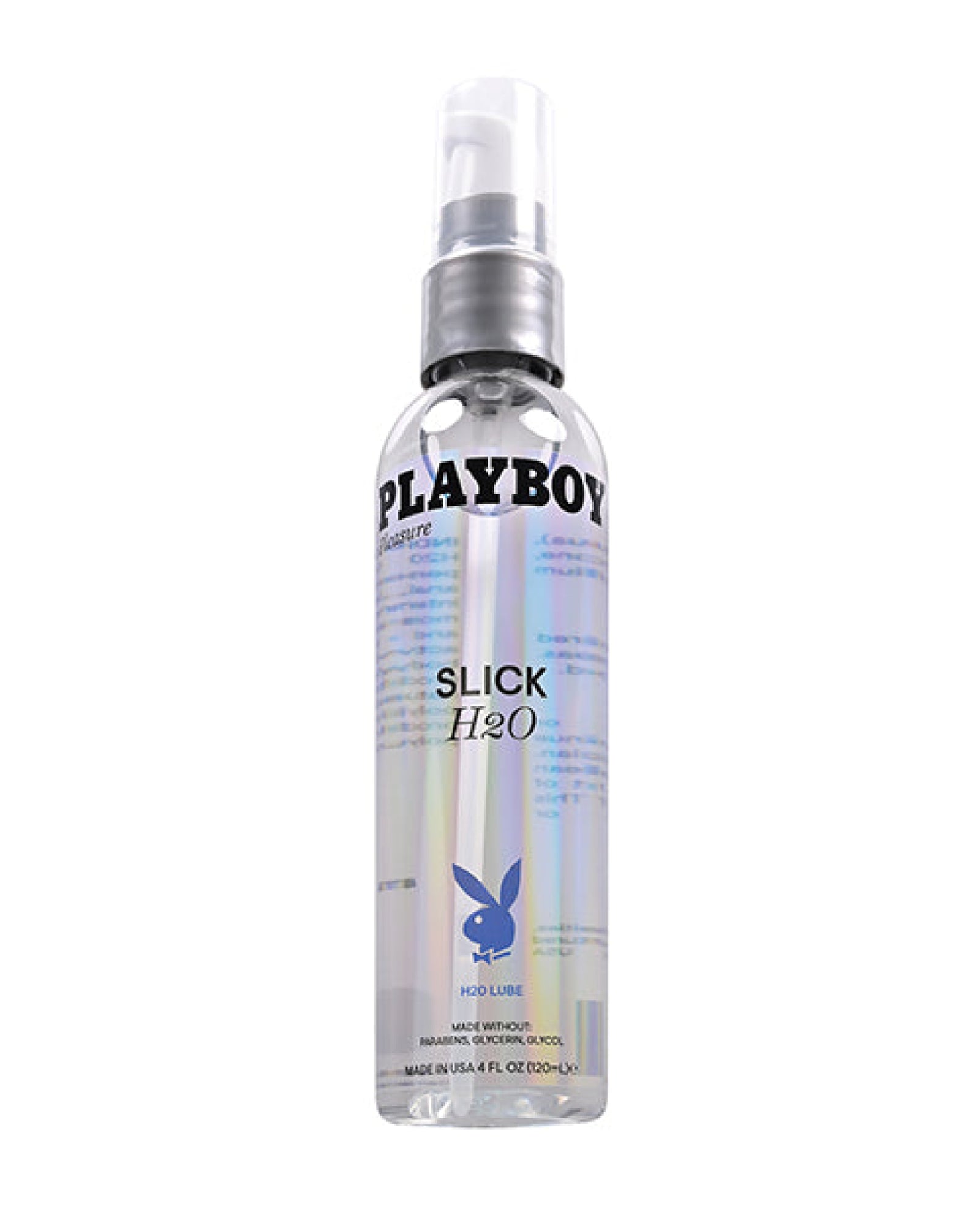 Playboy Pleasure Slick H20 Lubricant - 4 Oz Playboy