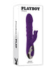 Playboy Pleasure Hop To It Rabbit Vibrator - Acai Playboy