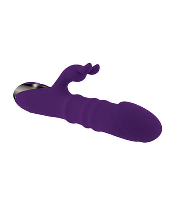 Playboy Pleasure Hop To It Rabbit Vibrator - Acai Playboy