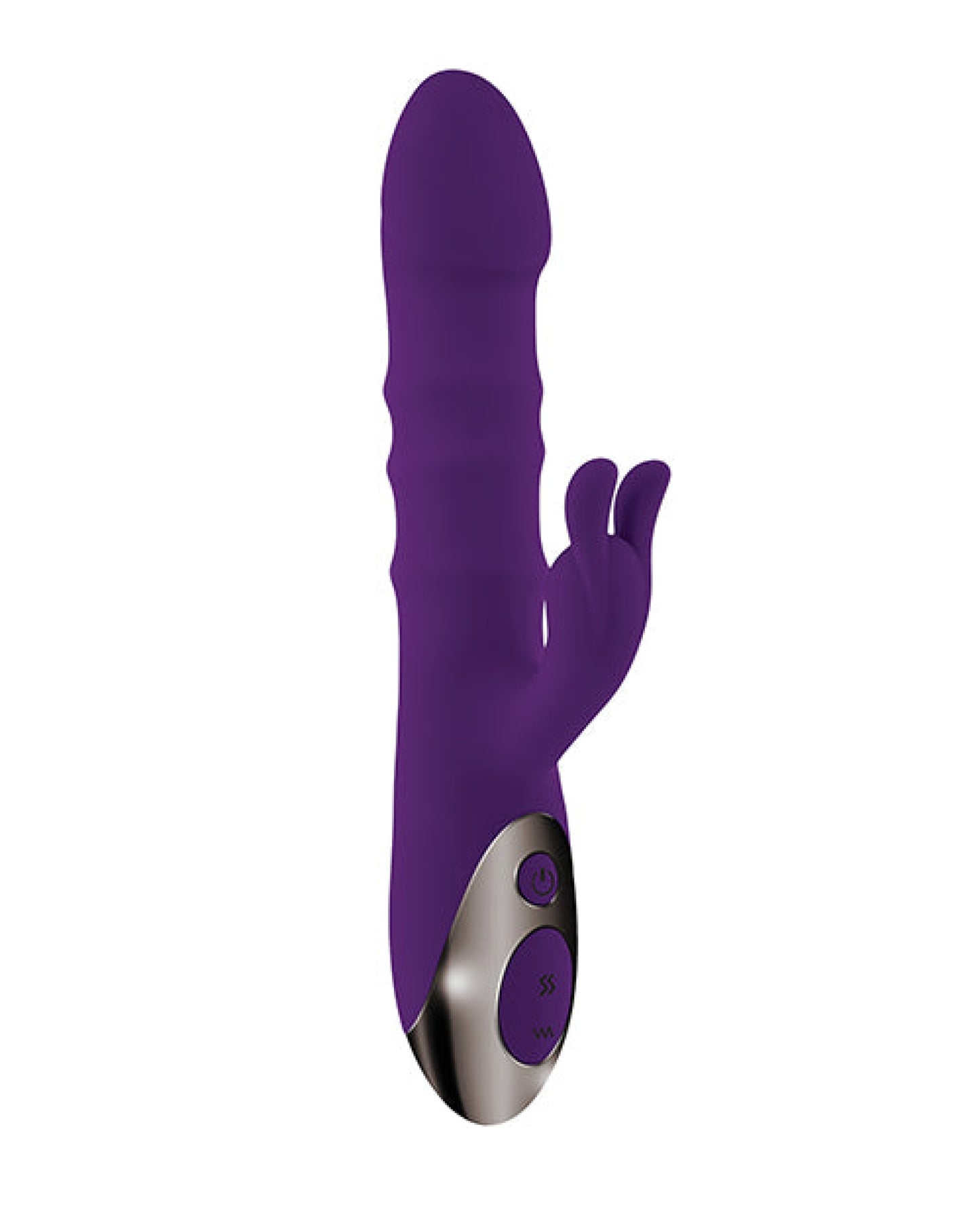 Playboy Pleasure Hop To It Rabbit Vibrator - Acai Playboy