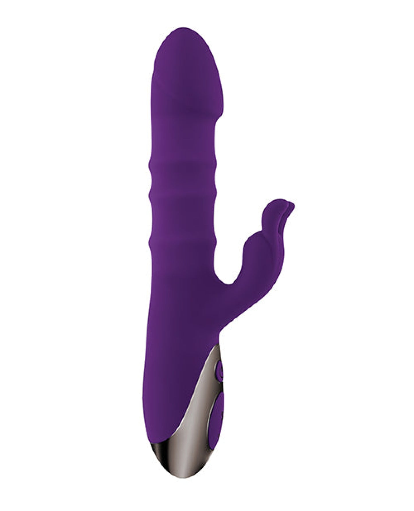 Playboy Pleasure Hop To It Rabbit Vibrator - Acai Playboy