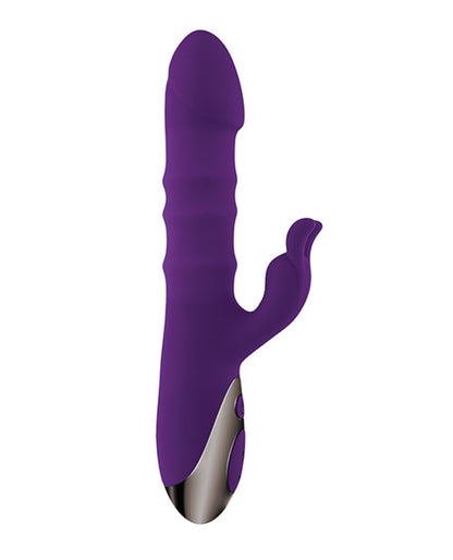 Playboy Pleasure Hop To It Rabbit Vibrator - Acai Playboy