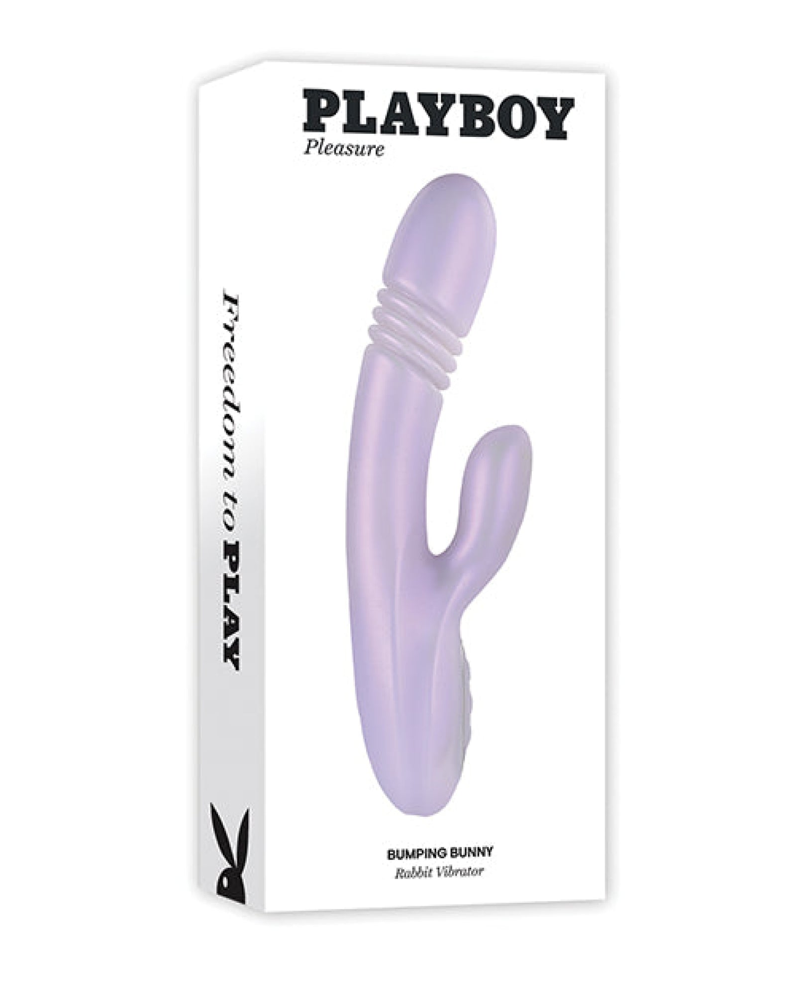 Playboy Pleasure Bumping Bunny Rabbit Vibrator - Opal Playboy