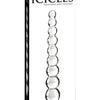 Icicles No. 2 Hand Blown Glass Massager - Clear Rippled Pipedream®