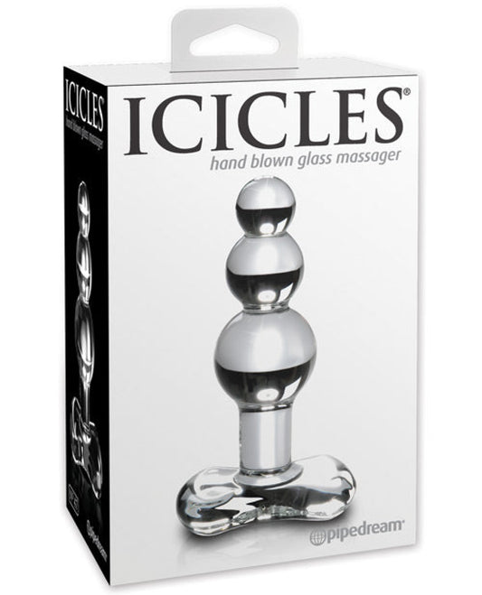 Icicles No. 47 Hand Blown Glass Butt Plug - Clear Pipedream® 1657
