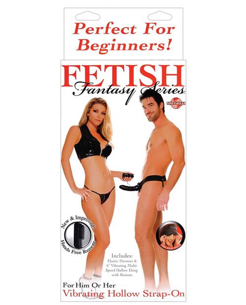 Fetish Fantasy Series For Him Or Her Vibrating Hollow Strap On Pipedream®