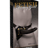 Fetish Fantasy Gold Designer Strap On W-dildo - Black Pipedream®