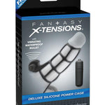 Fantasy X-tensions Deluxe Silicone Power Cage - Black Pipedream®