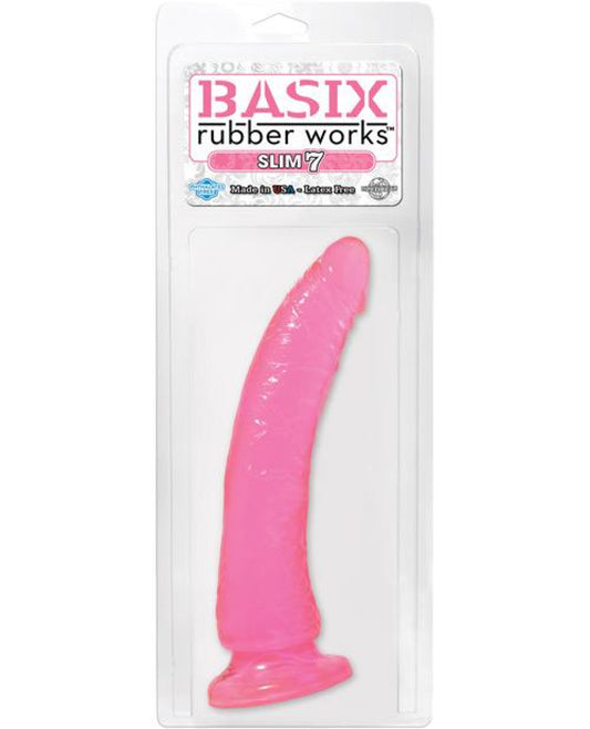 "Basix Rubber Works 7"" Slim Dong" Pipedream® 1657