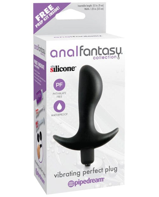 Anal Fantasy Collection Vibrating Perfect Plug - Black Pipedream® 1657
