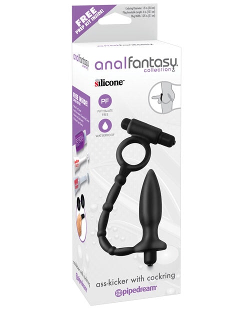 Anal Fantasy Collection Ass Kicker W-cockring - Black Pipedream®